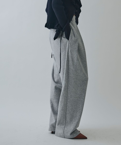 ELLEgirl（エルガール）の「ツータックスウェットパンツ（スウェットパンツ・レディース・杢グレー/チャコール/ベージュ・S/M）」の19枚目の写真