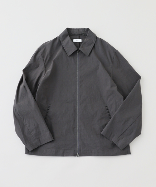 ATON/エイトン リネン ファディーグジャケット セール】ATON (エイトン) STRETCH NYLON LINEN ZIP-UP
