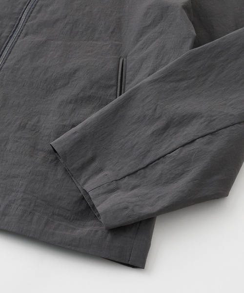 ATON/エイトン　リネン　ファディーグジャケット セール】ATON (エイトン)HARD LINEN | UTILITY JACKET（ブルゾン