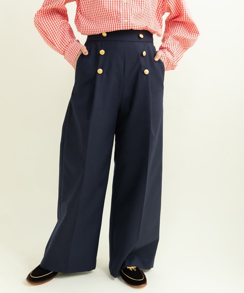 TWツイル セーラーパンツ（その他パンツ）｜CHILD WOMAN（チャイルド