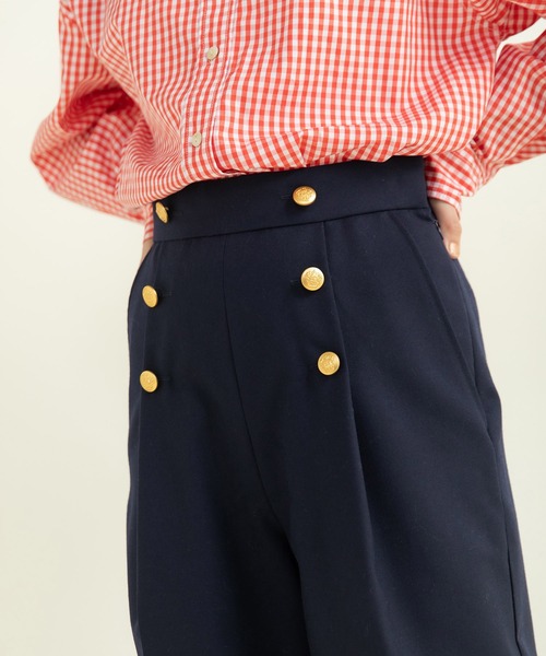 CHILD WOMAN（チャイルドウーマン）の「TWツイル セーラーパンツ（その他パンツ・レディース・ネイビー・36/38）」の5枚目の写真