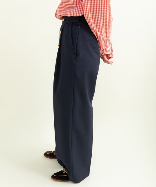 CHILD WOMAN（チャイルドウーマン）の「TWツイル セーラーパンツ（その他パンツ・レディース・ネイビー・36/38）」の3枚目の写真