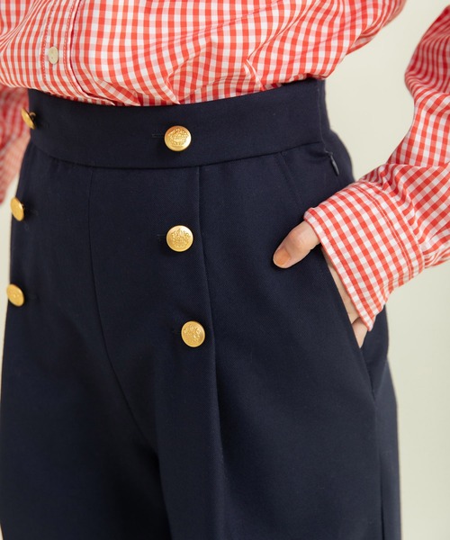 CHILD WOMAN（チャイルドウーマン）の「TWツイル セーラーパンツ（その他パンツ・レディース・ネイビー・36/38）」の16枚目の写真