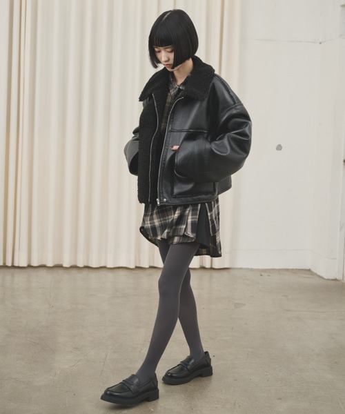 年末セール♡レザームートンジャケット♡ jz7066-01_1.jpg