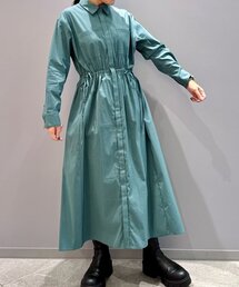 ear PAPILLONNER | ドロストシャツワンピース【SUM1 STYLE(スミスタイル)】(ワンピース)