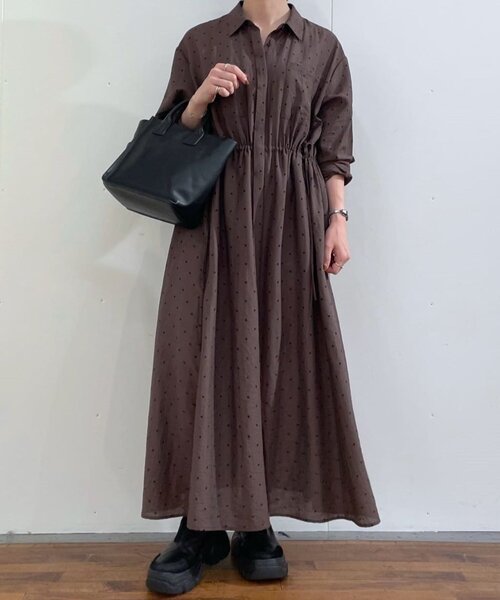 セール】ドロストシャツワンピース【SUM1 STYLE(スミスタイル
