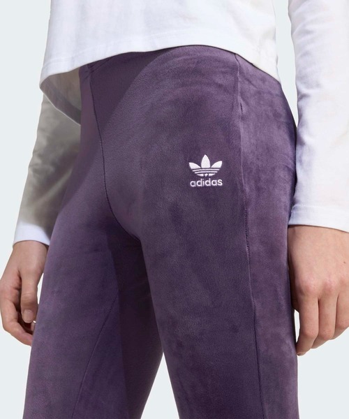 adidas（アディダス）の「ベルベットパンツ / アディダスオリジナルス adidas Originals（その他パンツ・キッズ・ピンク/バイオレット/ブラック・150/160/170/130/140）」の9枚目の写真