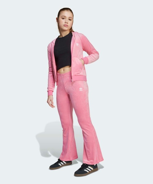 adidas（アディダス）の「ベルベットパンツ / アディダスオリジナルス adidas Originals（その他パンツ・キッズ・ピンク/バイオレット/ブラック・150/160/170/130/140）」の15枚目の写真