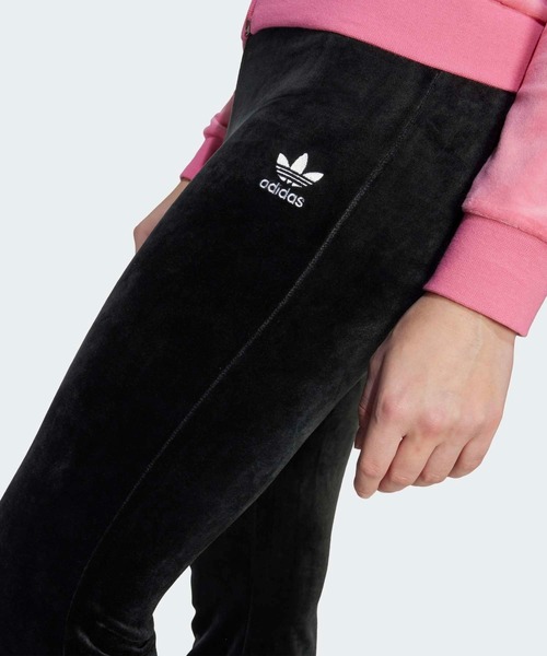 adidas（アディダス）の「ベルベットパンツ / アディダスオリジナルス adidas Originals（その他パンツ・キッズ・ピンク/バイオレット/ブラック・150/160/170/130/140）」の5枚目の写真
