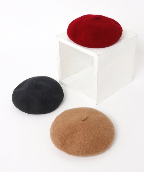 BREEZE（ブリーズ）の「ベレー帽（ハンチング/ベレー帽・キッズ・ブラック/キャメル/ワインレッド・50/52/54）」の10枚目の写真