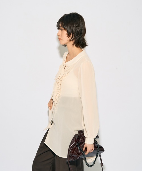 イェッカ ヴェッカ（YECCA VECCA）/【archive】フリルボウタイブラウス セール】【archive】フリルボウタイブラウス（シャツ/ブラウス