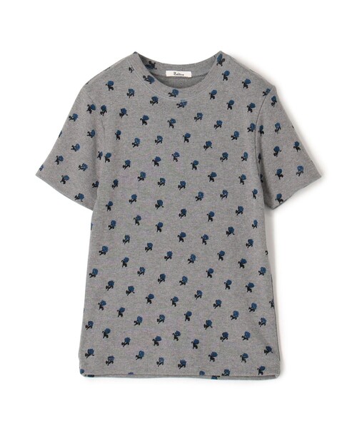 EDITION(エディション)の「コットンモダールフライス フラワープリント Tシャツ(Tシャツ/カットソー・レディース・ホワイト系その他/グレー系その他/グレー系その他2/イエロー系その他2・34/36)」の3枚目の写真