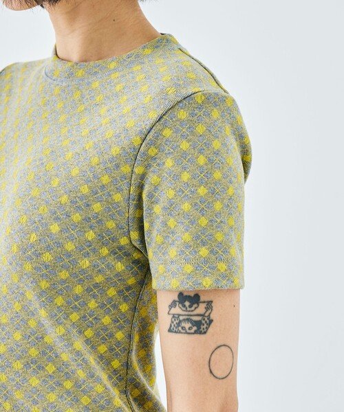EDITION(エディション)の「コットンモダールフライス フラワープリント Tシャツ(Tシャツ/カットソー・レディース・ホワイト系その他/グレー系その他/グレー系その他2/イエロー系その他2・34/36)」の8枚目の写真