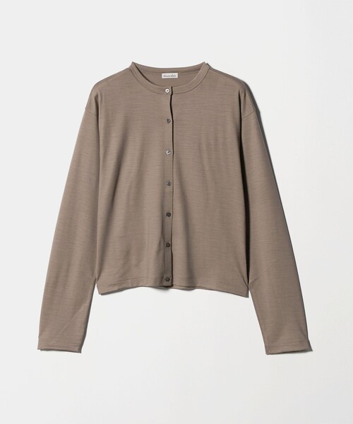 Steven Alan(スティーブンアラン)の「<Steven Alan>ウール ジャージー カーディガン(カーディガン/ボレロ・レディース・ネイビー/オフホワイト/ブラウン系/モカ/ブラック・FREE)」の5枚目の写真