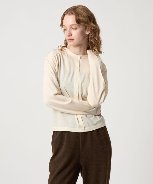 Steven Alan＞ウール ジャージー カーディガン（カーディガン/ボレロ