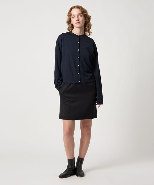 Steven Alan(スティーブンアラン)の「<Steven Alan>ウール ジャージー カーディガン(カーディガン/ボレロ・レディース・ネイビー/オフホワイト/ブラウン系/モカ/ブラック・FREE)」の8枚目の写真
