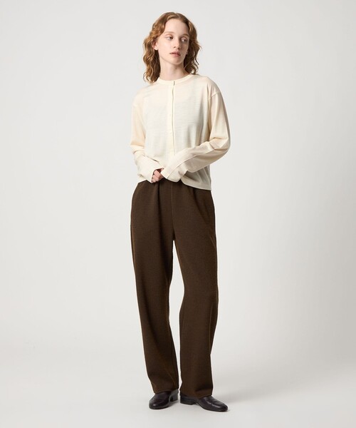 Steven Alan(スティーブンアラン)の「<Steven Alan>ウール ジャージー カーディガン(カーディガン/ボレロ・レディース・ネイビー/オフホワイト/ブラウン系/モカ/ブラック・FREE)」の10枚目の写真