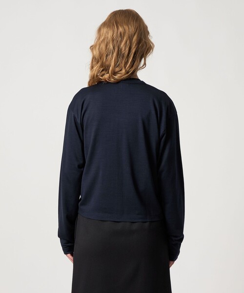 Steven Alan(スティーブンアラン)の「<Steven Alan>ウール ジャージー カーディガン(カーディガン/ボレロ・レディース・ネイビー/オフホワイト/ブラウン系/モカ/ブラック・FREE)」の17枚目の写真