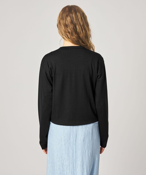 Steven Alan(スティーブンアラン)の「<Steven Alan>ウール ジャージー カーディガン(カーディガン/ボレロ・レディース・ネイビー/オフホワイト/ブラウン系/モカ/ブラック・FREE)」の20枚目の写真