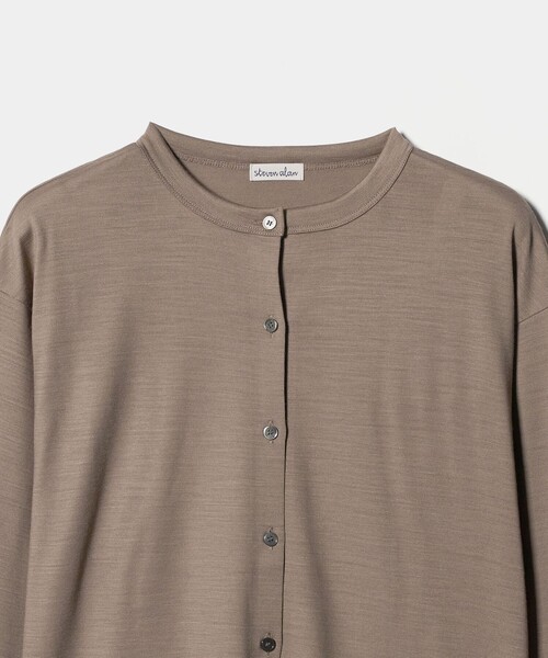 Steven Alan(スティーブンアラン)の「<Steven Alan>ウール ジャージー カーディガン(カーディガン/ボレロ・レディース・ネイビー/オフホワイト/ブラウン系/モカ/ブラック・FREE)」の22枚目の写真