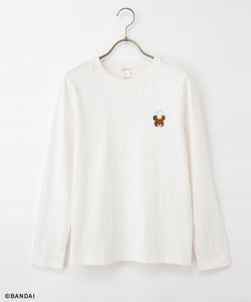 Honeys（ハニーズ）の「くまのがっこう／Ｔシャツ（Tシャツ/カットソー・レディース・ブラック/ピンク/ライトグリーン/オフホワイト/杢グレー・L/LL/M/S）」の10枚目の写真