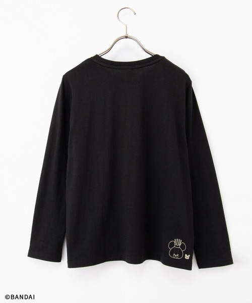 Honeys（ハニーズ）の「くまのがっこう／Ｔシャツ（Tシャツ/カットソー・レディース・ブラック/ピンク/ライトグリーン/オフホワイト/杢グレー・L/LL/M/S）」の17枚目の写真