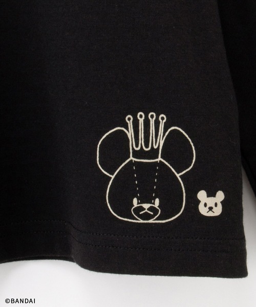 Honeys（ハニーズ）の「くまのがっこう／Ｔシャツ（Tシャツ/カットソー・レディース・ブラック/ピンク/ライトグリーン/オフホワイト/杢グレー・L/LL/M/S）」の19枚目の写真
