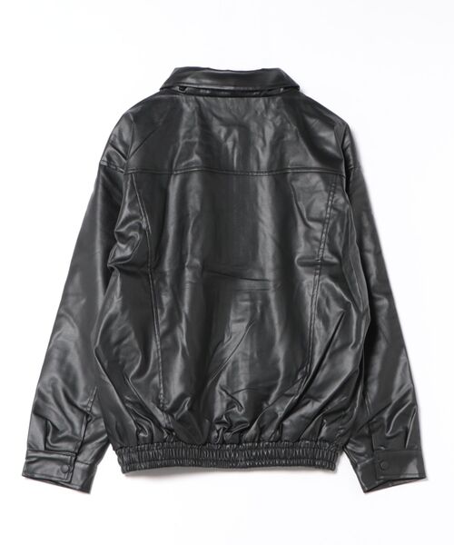 NEW GENTLEMAN(ニュージェントルマン)の「モソッキ レザータッチ ビッグブルゾン(ブルゾン・メンズ・ブラック/ブラウン・M/L/XL)」の20枚目の写真