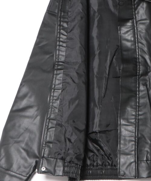NEW GENTLEMAN(ニュージェントルマン)の「モソッキ レザータッチ ビッグブルゾン(ブルゾン・メンズ・ブラック/ブラウン・M/L/XL)」の19枚目の写真