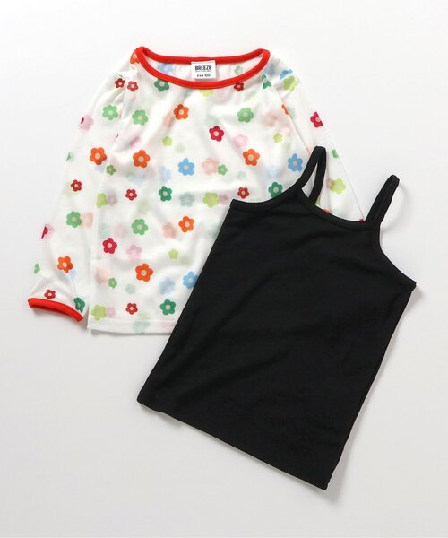 BREEZE（ブリーズ）の「【ジュニア対応】シア―トップス（Tシャツ/カットソー・キッズ・レインボー/オフホワイト・140/130/120/110/100/90）」の2枚目の写真