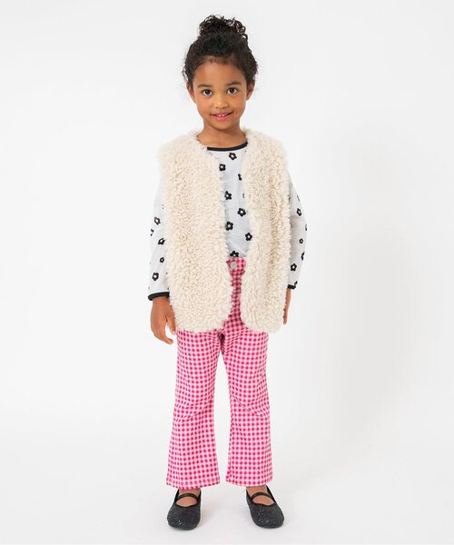 BREEZE（ブリーズ）の「【ジュニア対応】シア―トップス（Tシャツ/カットソー・キッズ・レインボー/オフホワイト・140/130/120/110/100/90）」の5枚目の写真