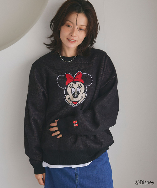 セール】【Disney/ディズニー】Minnie Mouse/ミニーマウスジャガード