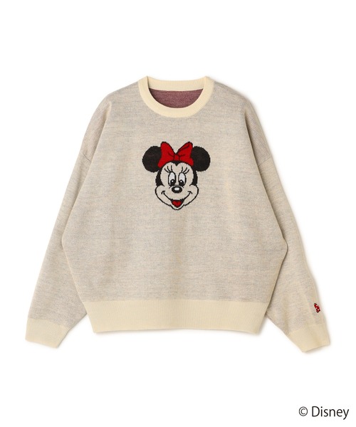 Disney/ディズニー】Minnie Mouse/ミニーマウスジャガードニットプル