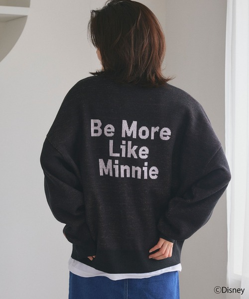 Disney（ディズニー）の「【Disney/ディズニー】Minnie Mouse/ミニーマウスジャガードニットプルオーバー（ニット/セーター・レディース・ブラック/アイボリー・LL/M/L）」の20枚目の写真