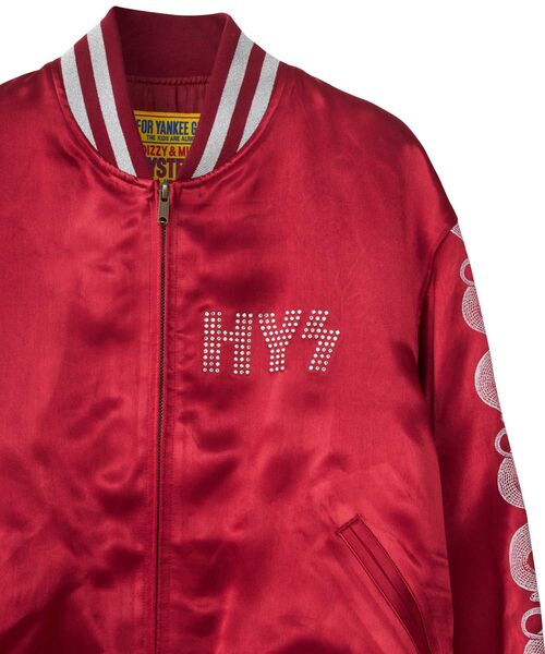 セール９月末まで★新品タグ付き★ヒステリックグラマー ウール スタジャン ピンク Hysteric Glamour ヒステリックグラマー スタジャン