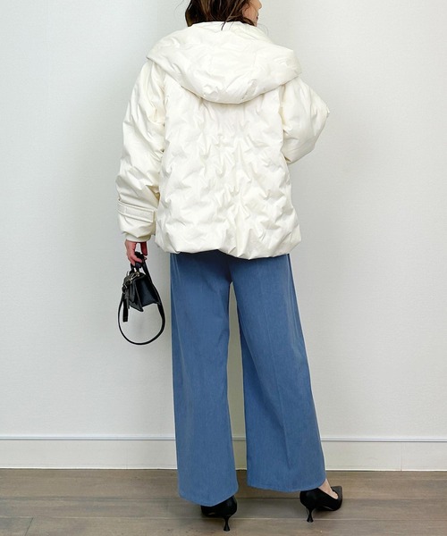 Lo-Fi(ローファイ)の「ストレッチコーデュロイイージーパンツ(その他パンツ・レディース・ブルー/アイボリー・M)」の19枚目の写真