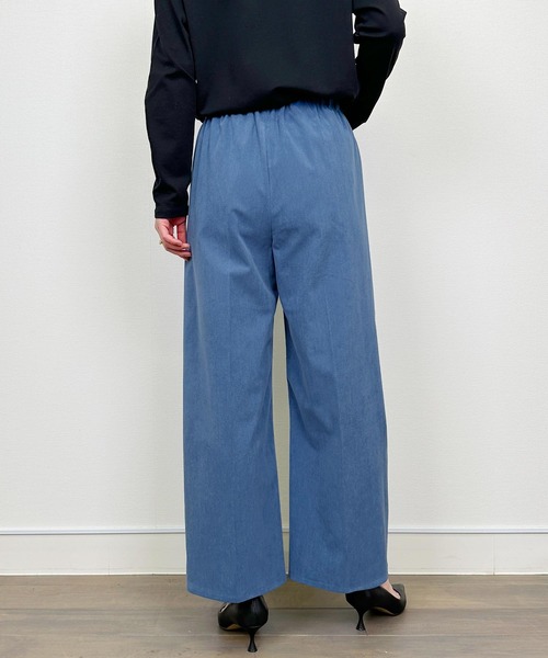 Lo-Fi(ローファイ)の「ストレッチコーデュロイイージーパンツ(その他パンツ・レディース・ブルー/アイボリー・M)」の14枚目の写真