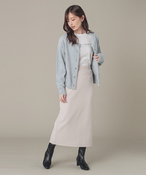 GLACIER lusso（グラシアルッソ）の「ロゴプリントＴシャツ（Tシャツ/カットソー・レディース・ブルー/ライトグレー/スミクロ/アイボリー・S/LL/L/M）」の10枚目の写真
