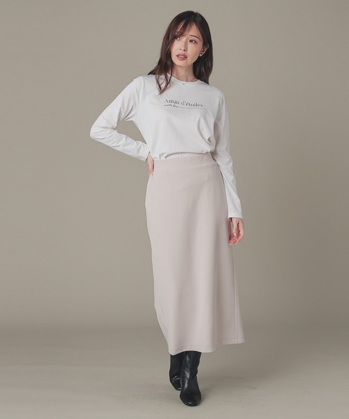 GLACIER lusso（グラシアルッソ）の「ロゴプリントＴシャツ（Tシャツ/カットソー・レディース・ブルー/ライトグレー/スミクロ/アイボリー・S/LL/L/M）」の11枚目の写真
