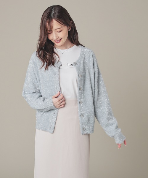 GLACIER lusso（グラシアルッソ）の「ロゴプリントＴシャツ（Tシャツ/カットソー・レディース・ブルー/ライトグレー/スミクロ/アイボリー・S/LL/L/M）」の12枚目の写真