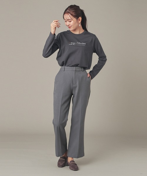 GLACIER lusso（グラシアルッソ）の「ロゴプリントＴシャツ（Tシャツ/カットソー・レディース・ブルー/ライトグレー/スミクロ/アイボリー・S/LL/L/M）」の15枚目の写真
