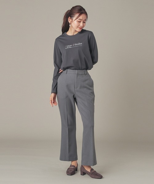 GLACIER lusso（グラシアルッソ）の「ロゴプリントＴシャツ（Tシャツ/カットソー・レディース・ブルー/ライトグレー/スミクロ/アイボリー・S/LL/L/M）」の16枚目の写真