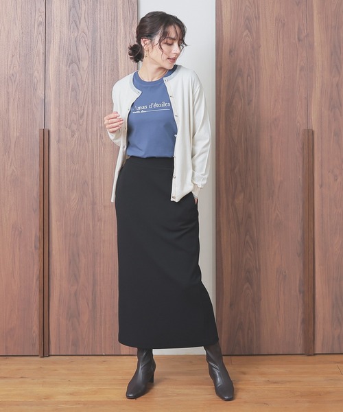 GLACIER lusso（グラシアルッソ）の「ロゴプリントＴシャツ（Tシャツ/カットソー・レディース・ブルー/ライトグレー/スミクロ/アイボリー・S/LL/L/M）」の21枚目の写真
