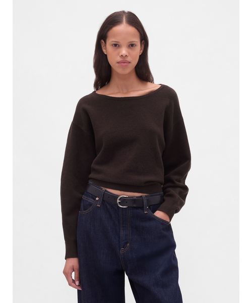 ♪gap  PRESS Vol.60(2005 S＆S）ミラノ・ニューヨーク♪ Cashsoft カシミヤタッチ ストレッチ ランタンスリーブ