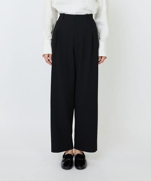 LOISIR（ロワズィール）の「エコダブルクロスクロップドパンツ（その他パンツ・レディース・ブラック・36/38/40）」の8枚目の写真