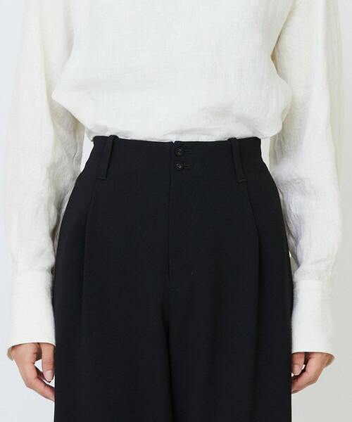 LOISIR（ロワズィール）の「エコダブルクロスクロップドパンツ（その他パンツ・レディース・ブラック・36/38/40）」の11枚目の写真