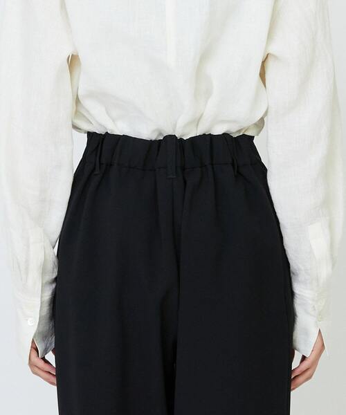 LOISIR（ロワズィール）の「エコダブルクロスクロップドパンツ（その他パンツ・レディース・ブラック・36/38/40）」の12枚目の写真