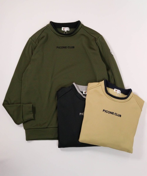 Picone CLUB(ピッコーネクラブ)の「【メンズ】裏起毛ジャージープルオーバー(その他トップス・メンズ・ブラック/カーキ/ベージュ・L/LL)」の3枚目の写真