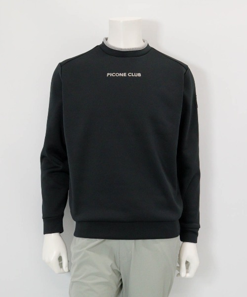 Picone CLUB(ピッコーネクラブ)の「【メンズ】裏起毛ジャージープルオーバー(その他トップス・メンズ・ブラック/カーキ/ベージュ・L/LL)」の2枚目の写真