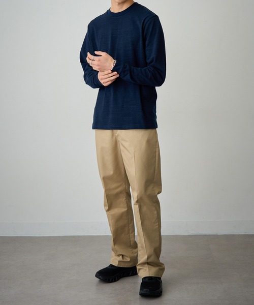 LIFEMAX(ライフマックス)の「【LIFEMAX】スラブ長袖Tシャツ ロンT MS1168(Tシャツ/カットソー・メンズ・ネイビー/ブラック/オフホワイト・S/M/L/XL)」の20枚目の写真